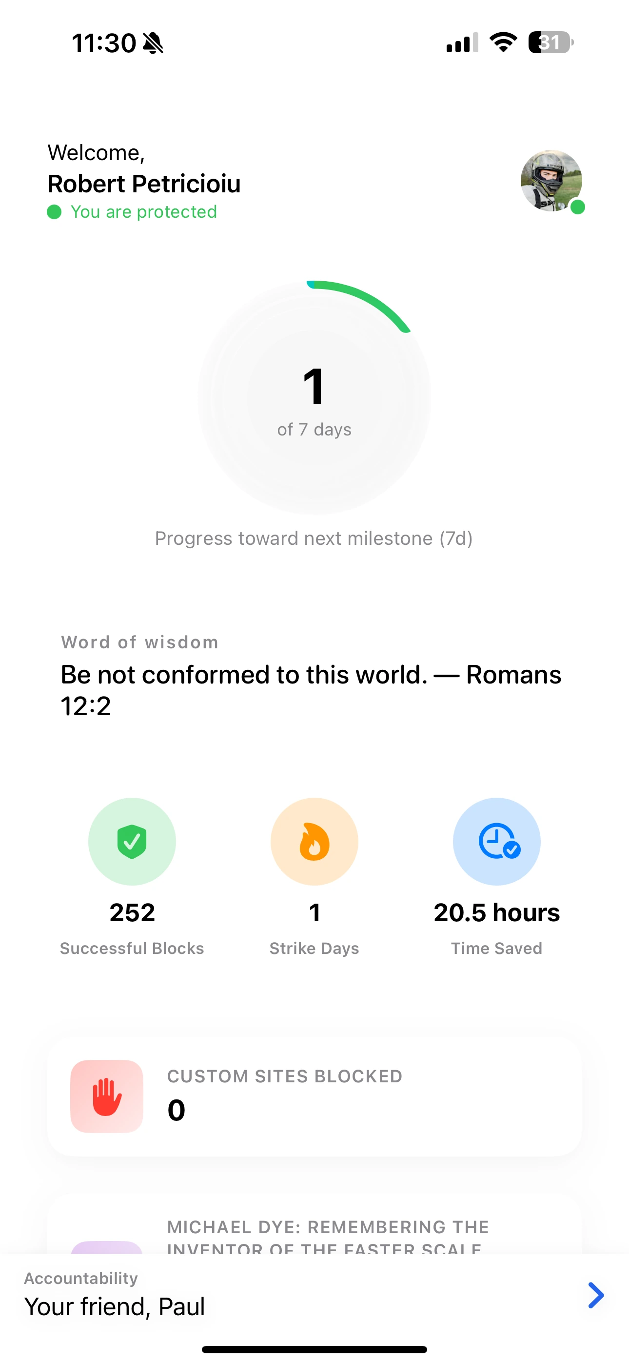 SafeBlock Filter Settings