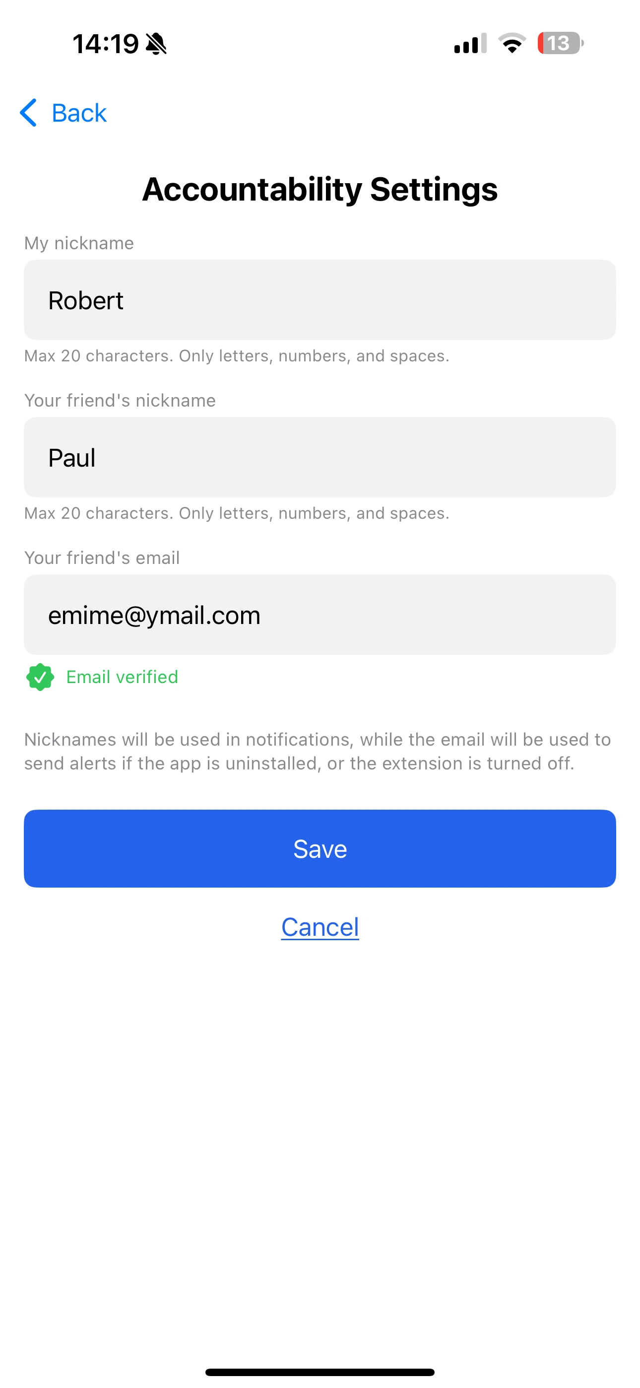 SafeBlock Accountability View