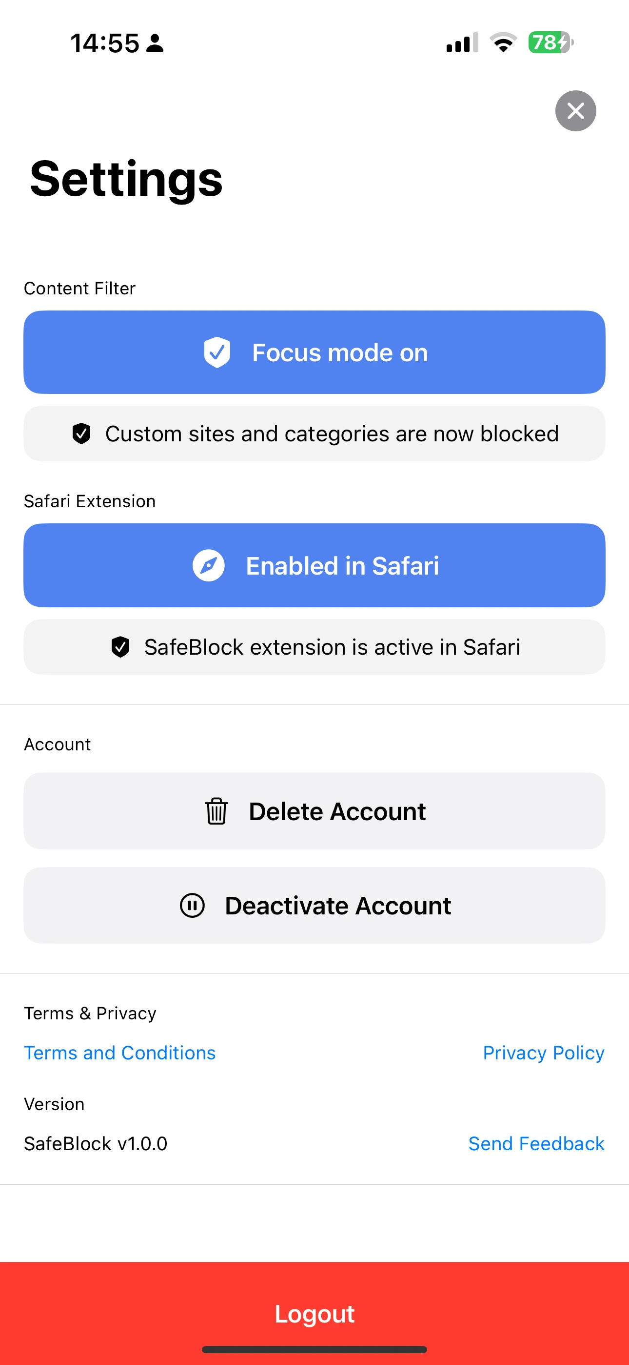 SafeBlock Accountability View